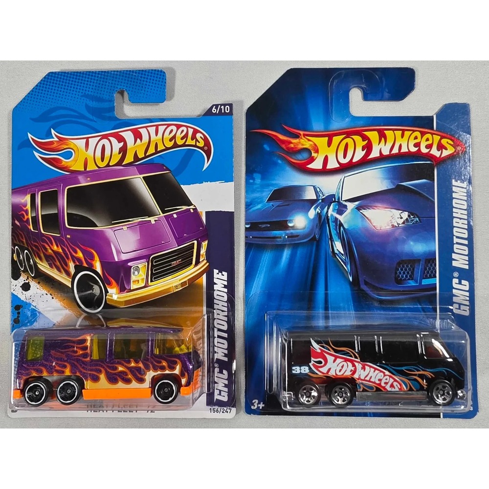 Hot Wheels GMC Motor Home Diecast 1:64 Lot of 2 - 2006 & 2011